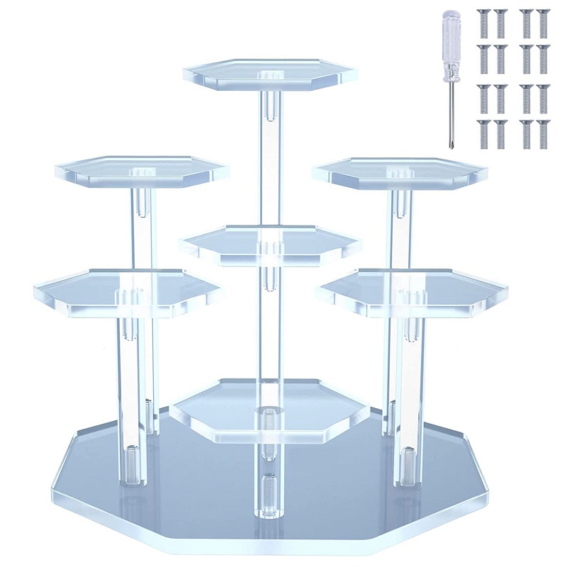Perfume Fragrance Holder - 7 층 투명 아크릴 디스플레이 스탠드,