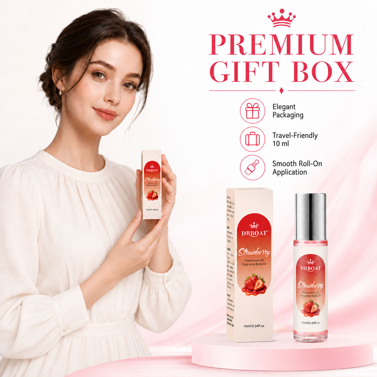 Fragrance-Oils Perfume - 여성을 위한 딸기 향 롤온 향수