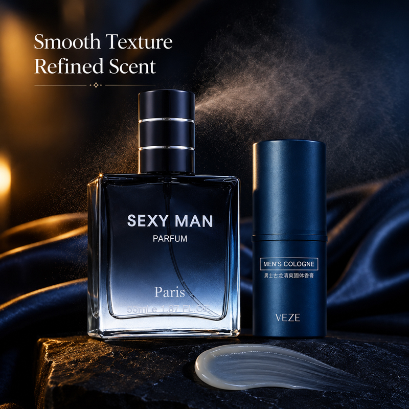 남성용 향수 세트 2-in-1 스프레이 & 솔리드 콜로 - Fragrance Long Lasting Perfume 리뷰 및 가격