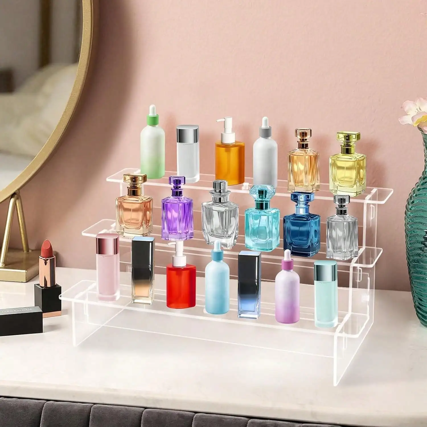 파티용 아크릴 디스플레이 라이저, 향수 정리함 스탠드, - Perfume Fragrance Holder 리뷰 및 가격