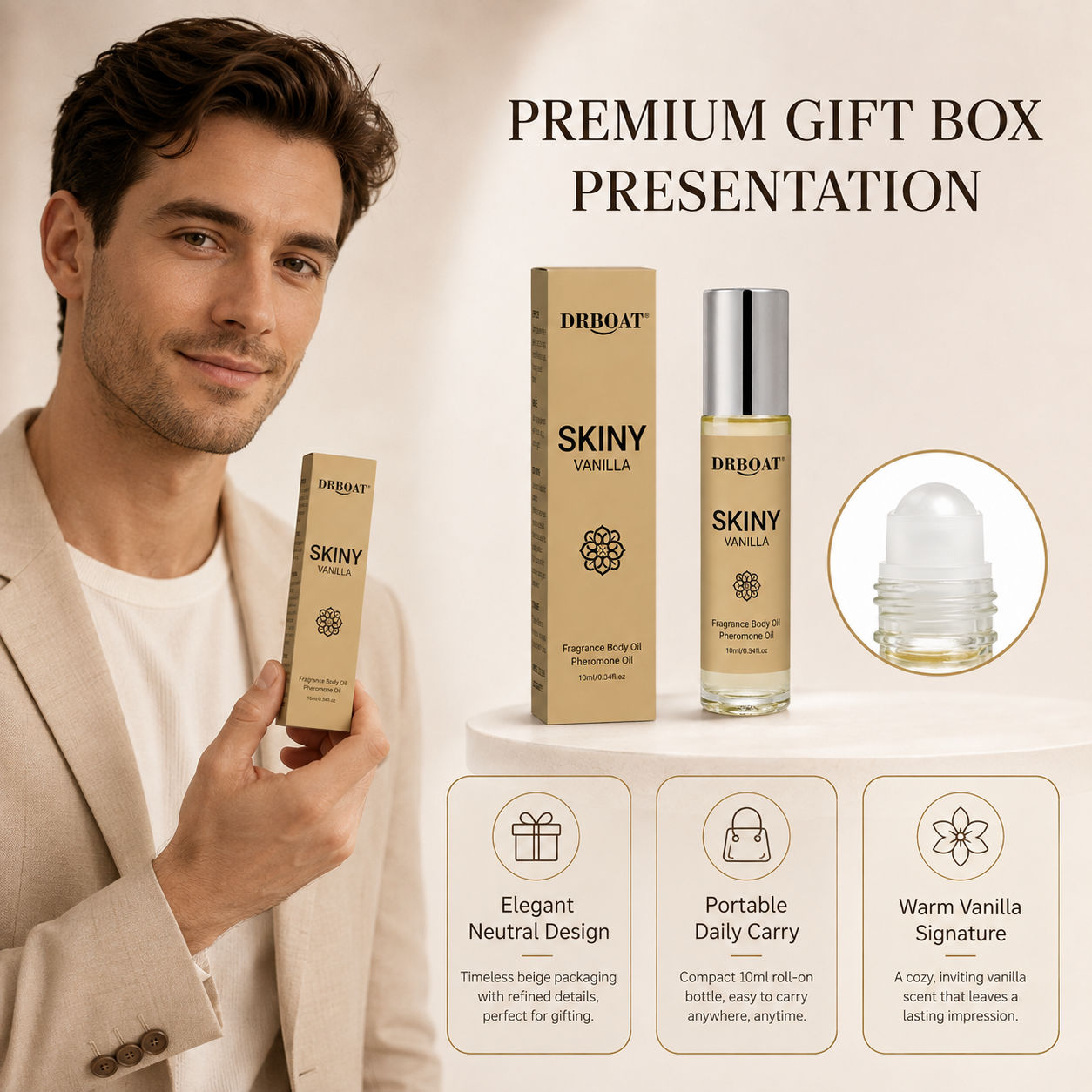 남성용 롤온 향수 오일, 피부처럼 부드러운 바닐라 화이 - Fragrance-Oils Perfume 리뷰 및 가격
