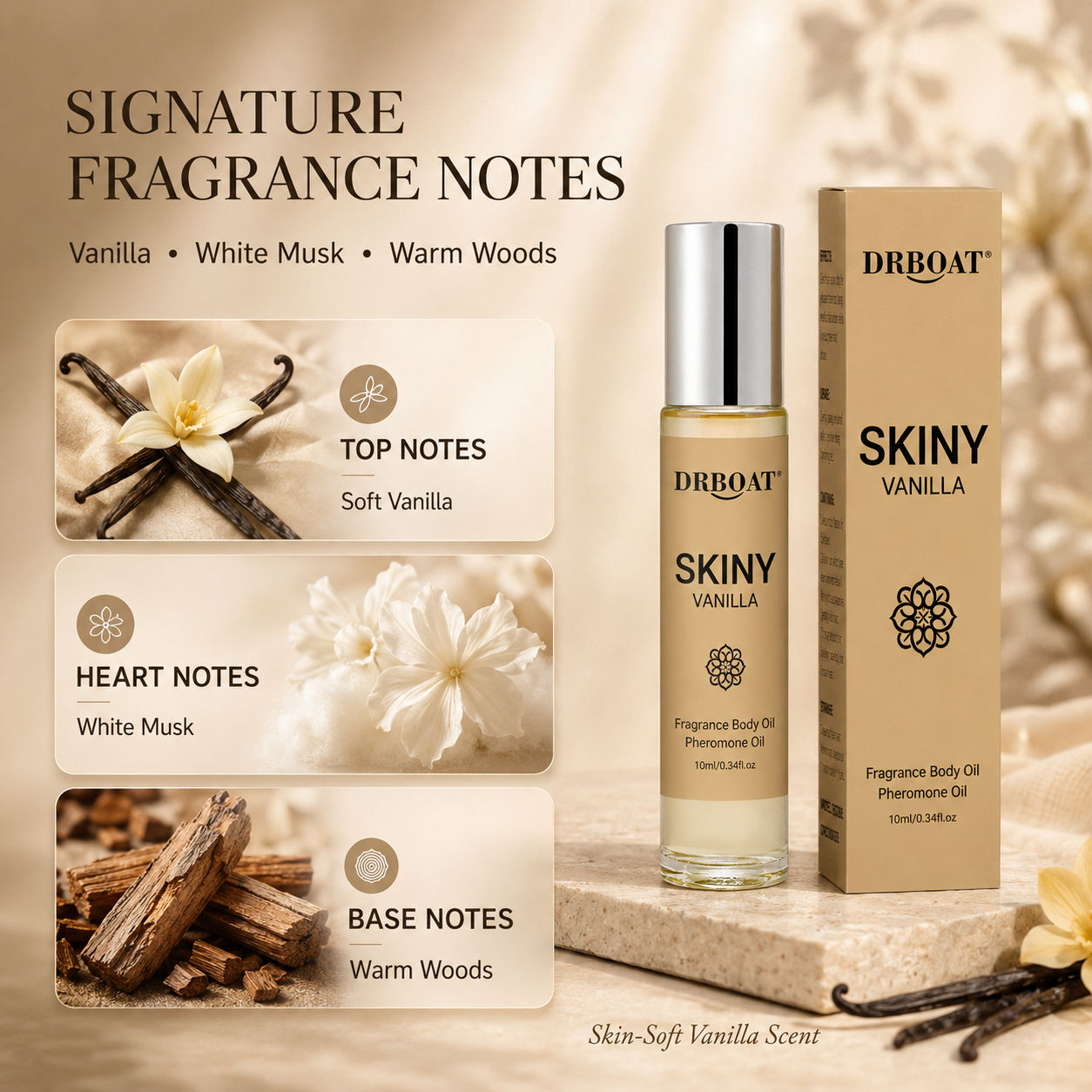 남성용 롤온 향수 오일, 피부처럼 부드러운 바닐라 화이 - Fragrance-Oils Perfume 리뷰 및 가격