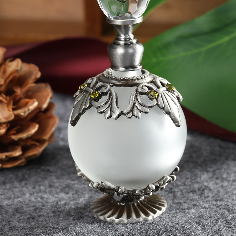 앤티크 실버 금속 유리 향수 병, 빈 리필 가능한 프로 - Perfume Fragrance Holder 리뷰 및 가격