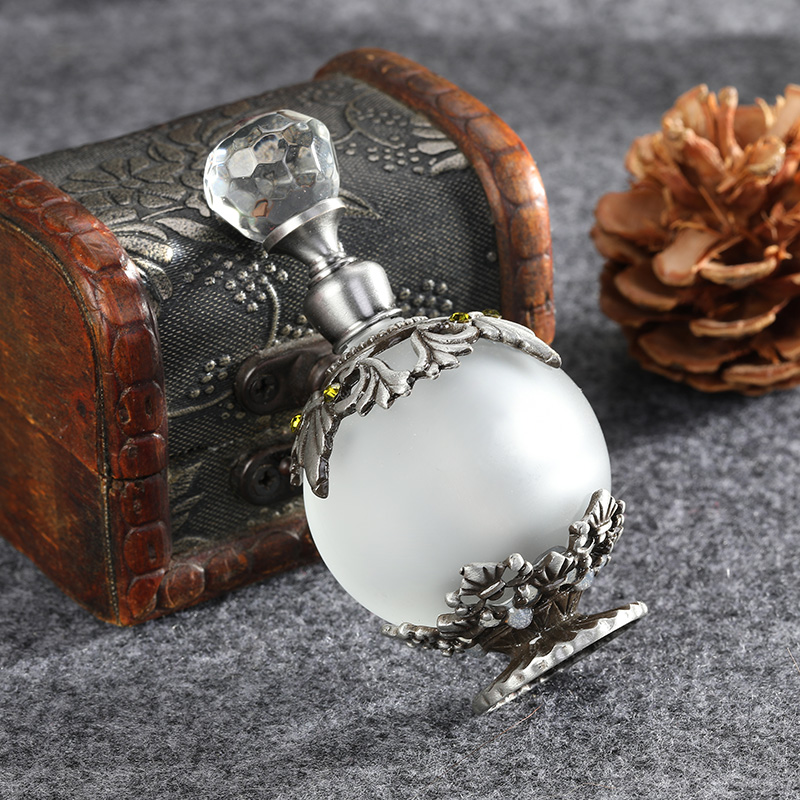앤티크 실버 금속 유리 향수 병, 빈 리필 가능한 프로 - Perfume Fragrance Holder 리뷰 및 가격