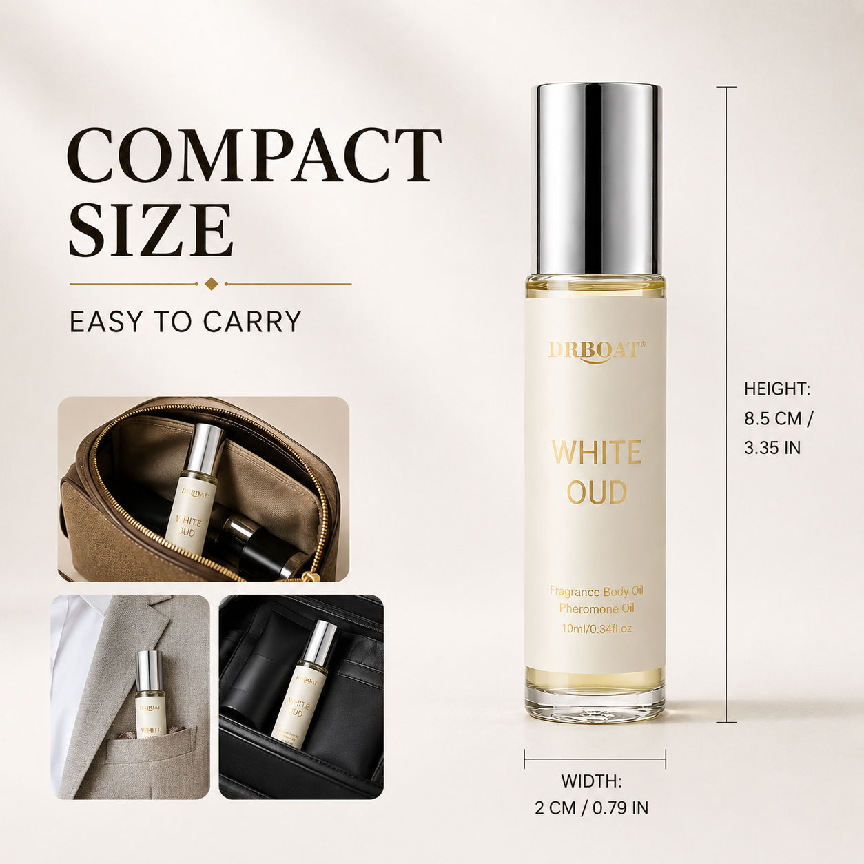 남성용 롤온 향수 오일, 상쾌한 시트러스 향과 흰 우드 - Fragrance-Oils Perfume 리뷰 및 가격