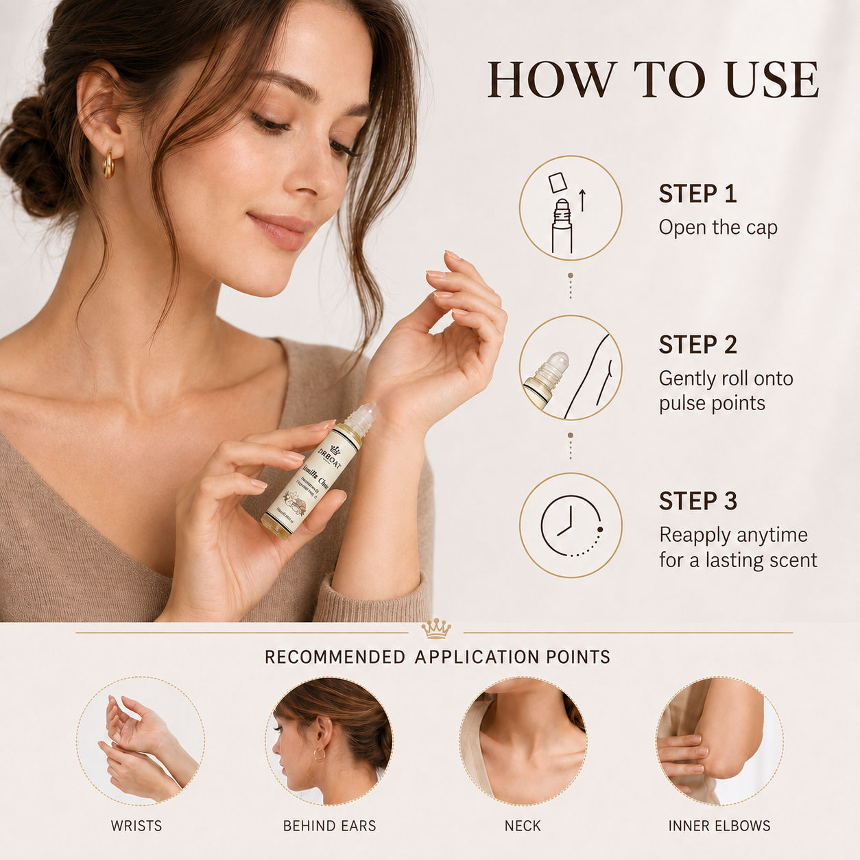 여성용 바닐라 초콜릿 샌달우드 롤온 향수 오일, 알코올 - Fragrance-Oils Perfume 리뷰 및 가격