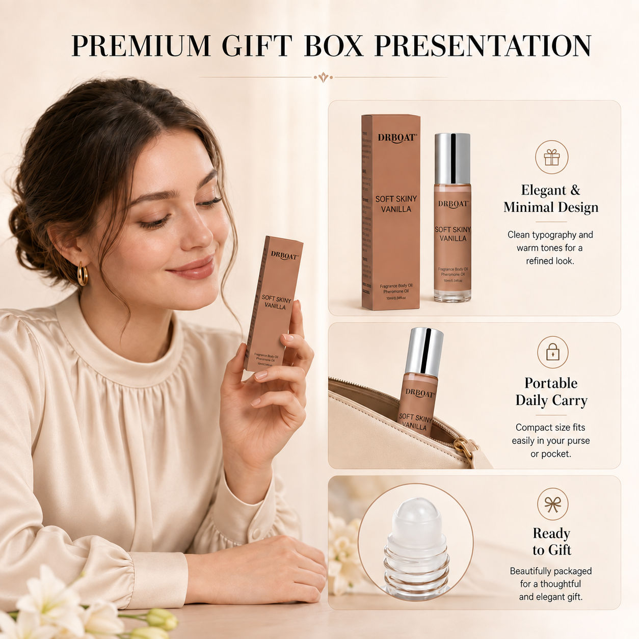 여성용 롤온 향수 오일, 부드러운 바닐라 오리엔탈 향, - Fragrance-Oils Perfume 리뷰 및 가격