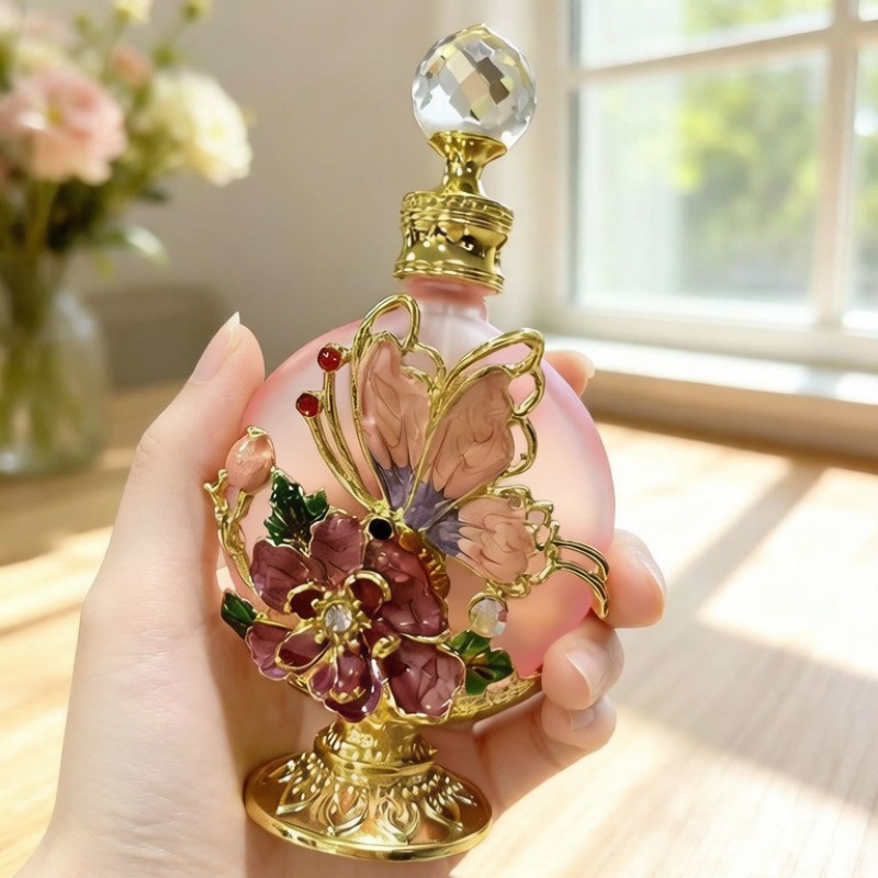 4개입 빈 향수병 에나멜 나비 모양 골드 베이스 다이아 - Perfume Fragrance Base 리뷰 및 가격