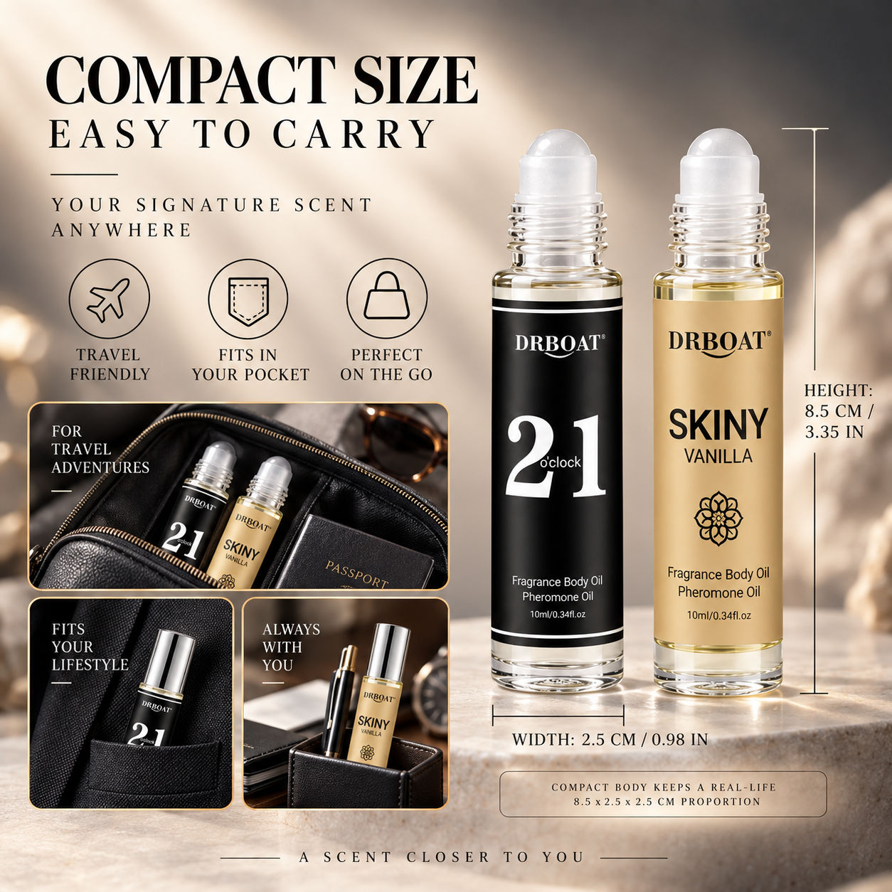 남성용 롤온 향수 오일, 카라멜 앰버 바닐라 & 부드러 - Fragrance-Oils Perfume 리뷰 및 가격