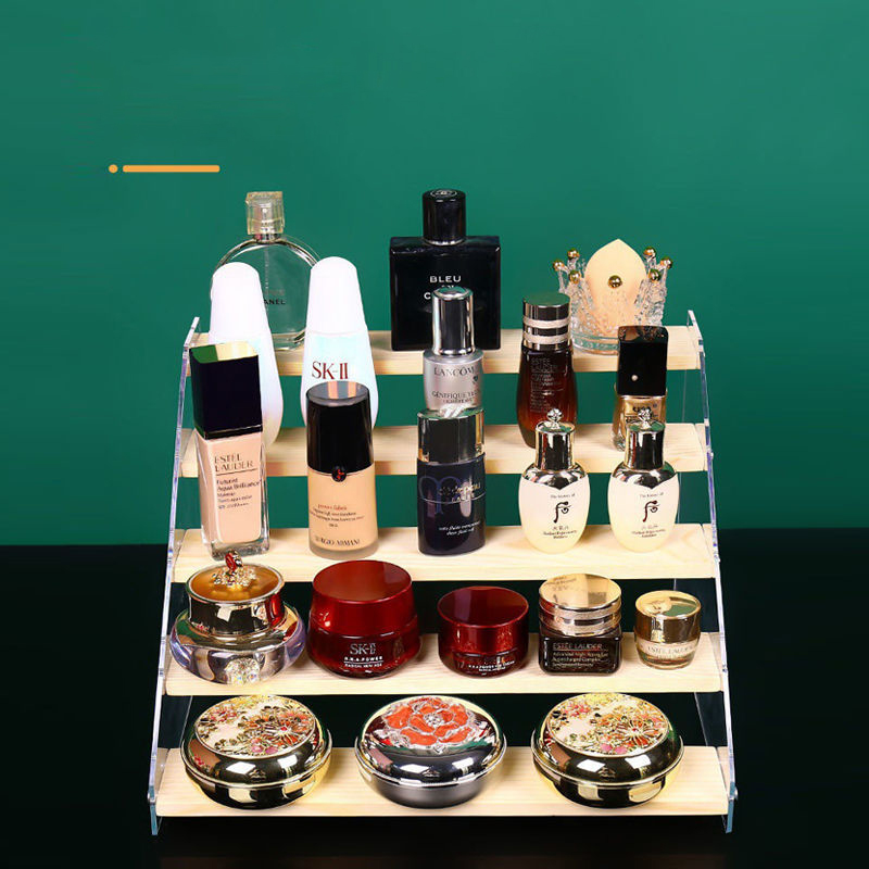 1-7 단계 아크릴 목재 디스플레이 스탠드 나무 계층  - Perfume Fragrance Holder 리뷰 및 가격